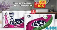 PAPİA 3 KATLI KAĞIT HAVLU 8'Lİ fiyat ve kampanya bilgisi